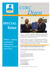 EPRDF’s ongoing  revitalization:  Opportunities,  challenges and the  way forward