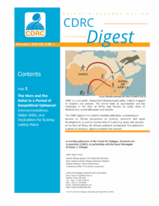 The Horn and the Sahel in a Period of Geopolitical Upheaval: Interconnectedness, Global Shifts, and Implications for Building Lasting Peace